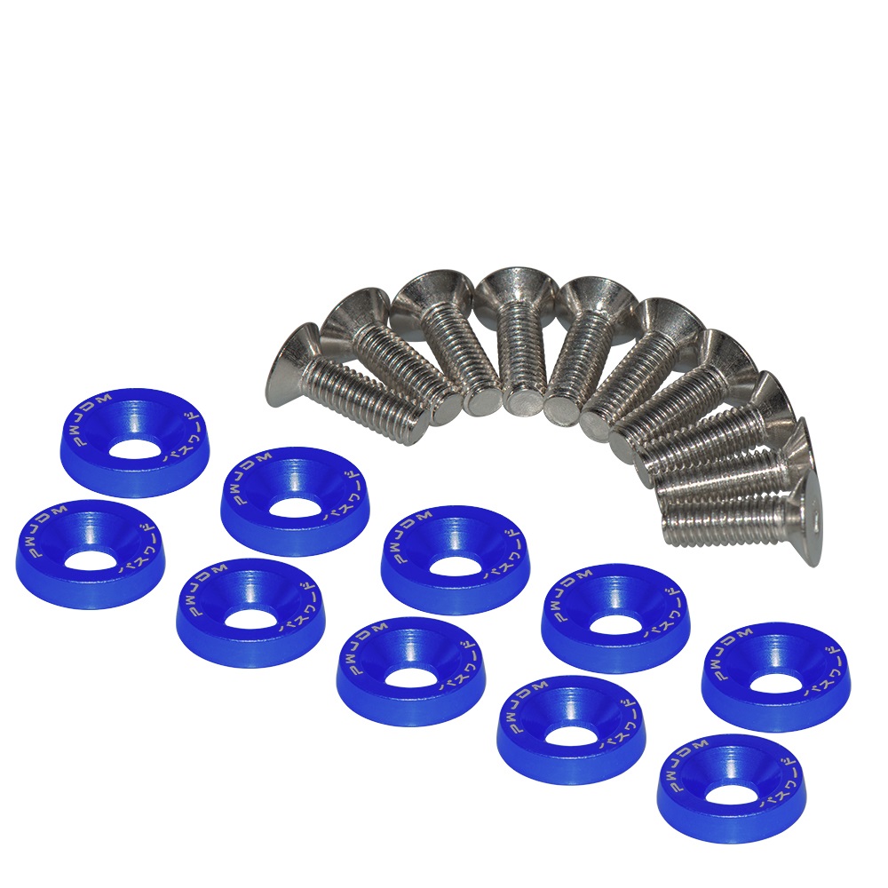 10 pçs m6 jdm carro modificado - Bumper Plate 10Kg avaliação e preço